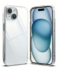 iPhone 15 Uyumlu Sararmaz Sert Şeffaf Kılıf - Şeffaf - Strapg