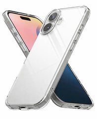 iPhone 16 Plus Uyumlu Sararmaz Sert Şeffaf Kılıf - Şeffaf - Strapg