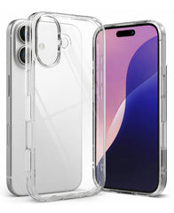 iPhone 16 Plus Uyumlu Sararmaz Sert Şeffaf Kılıf - Şeffaf - Strapg