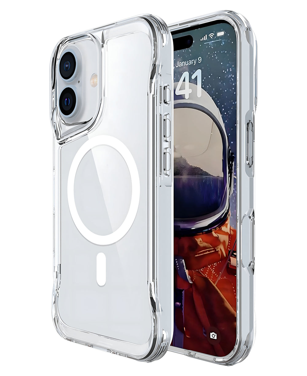 iPhone 16 Plus Uyumlu Şeffaf Magsafe Kılıf - iPhone 16 Plus - Strapg