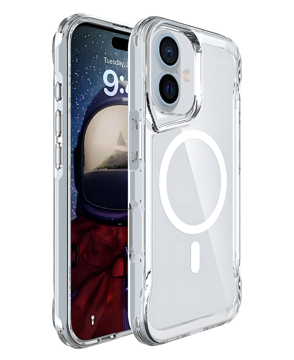 iPhone 16 Plus Uyumlu Şeffaf Magsafe Kılıf - iPhone 16 Plus - Strapg
