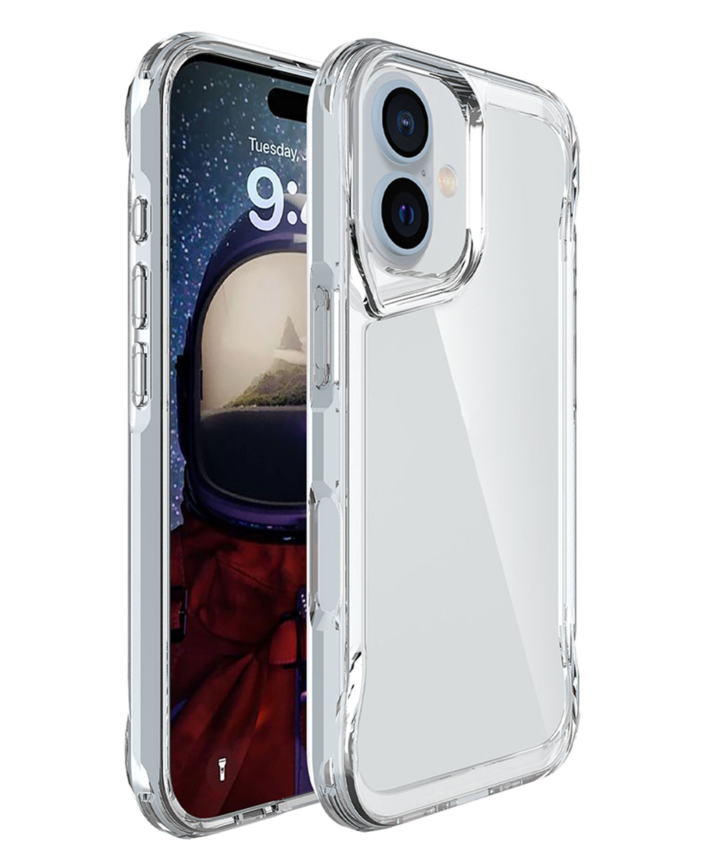 iPhone 16 Plus Uyumlu Şeffaf Silikon Kılıf - iPhone 16 Plus - Strapg