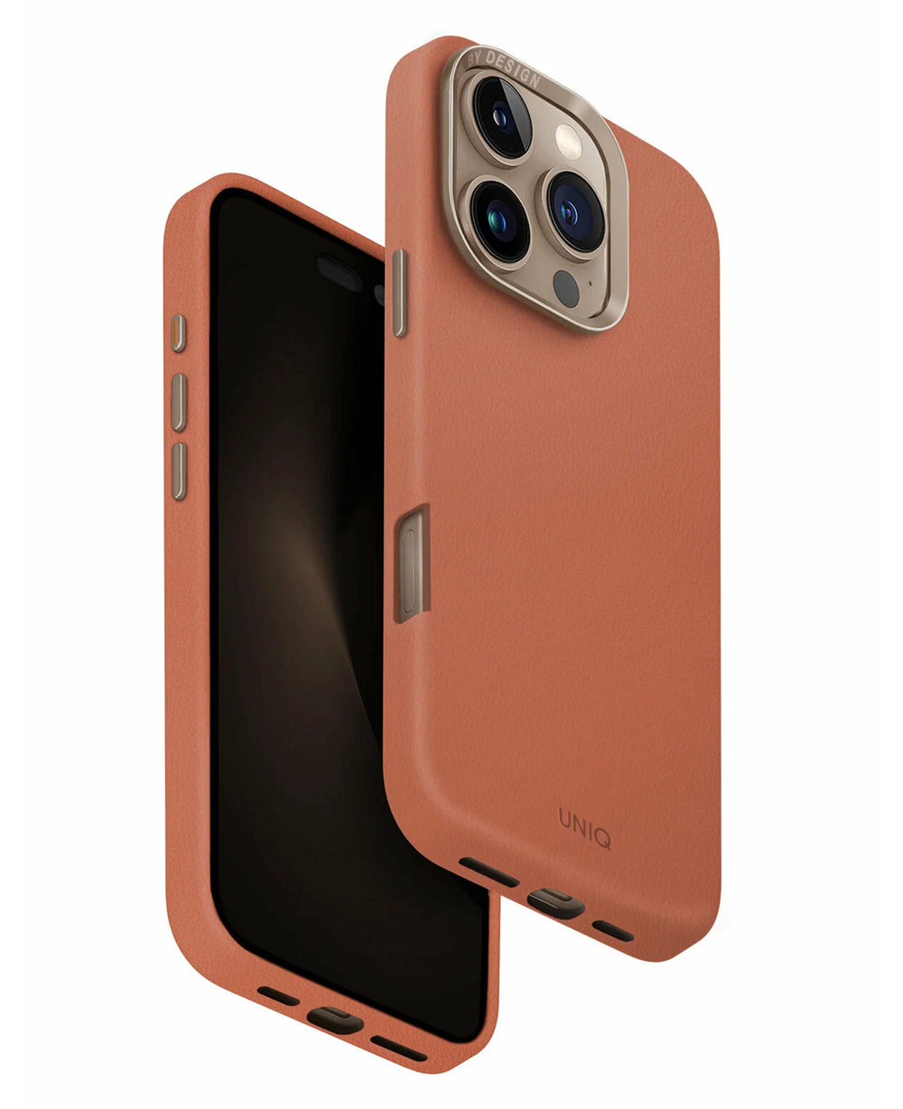 iPhone 16 Pro Max Uyumlu Uniq Lyden Magsafe Deri Kılıf - Strapg