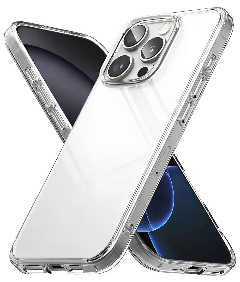 iPhone 16 Pro Uyumlu Sararmaz Sert Şeffaf Kılıf - Şeffaf - Strapg