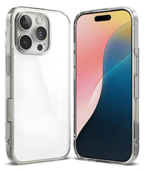 iPhone 16 Pro Uyumlu Sararmaz Sert Şeffaf Kılıf - Şeffaf - Strapg