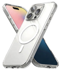 iPhone 16 Pro Uyumlu Sararmaz Sert Şeffaf Magsafe Kılıf - Şeffaf - Strapg