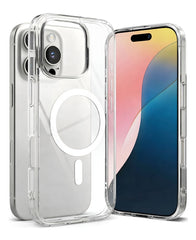 iPhone 16 Pro Uyumlu Sararmaz Sert Şeffaf Magsafe Kılıf - Şeffaf - Strapg