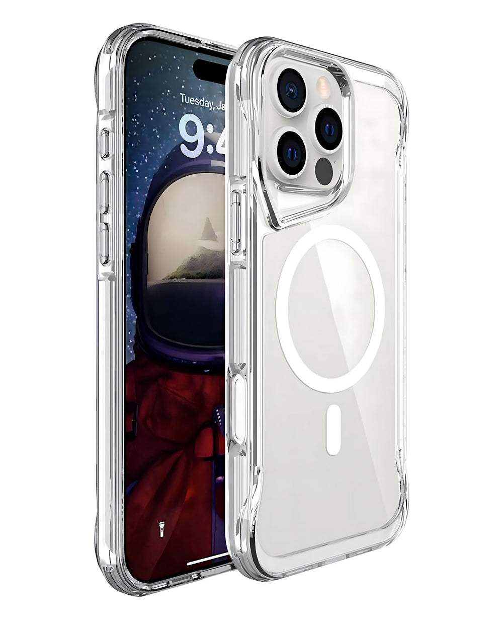 iPhone 16 Pro Uyumlu Şeffaf Magsafe Kılıf - iPhone 16 Pro - Strapg