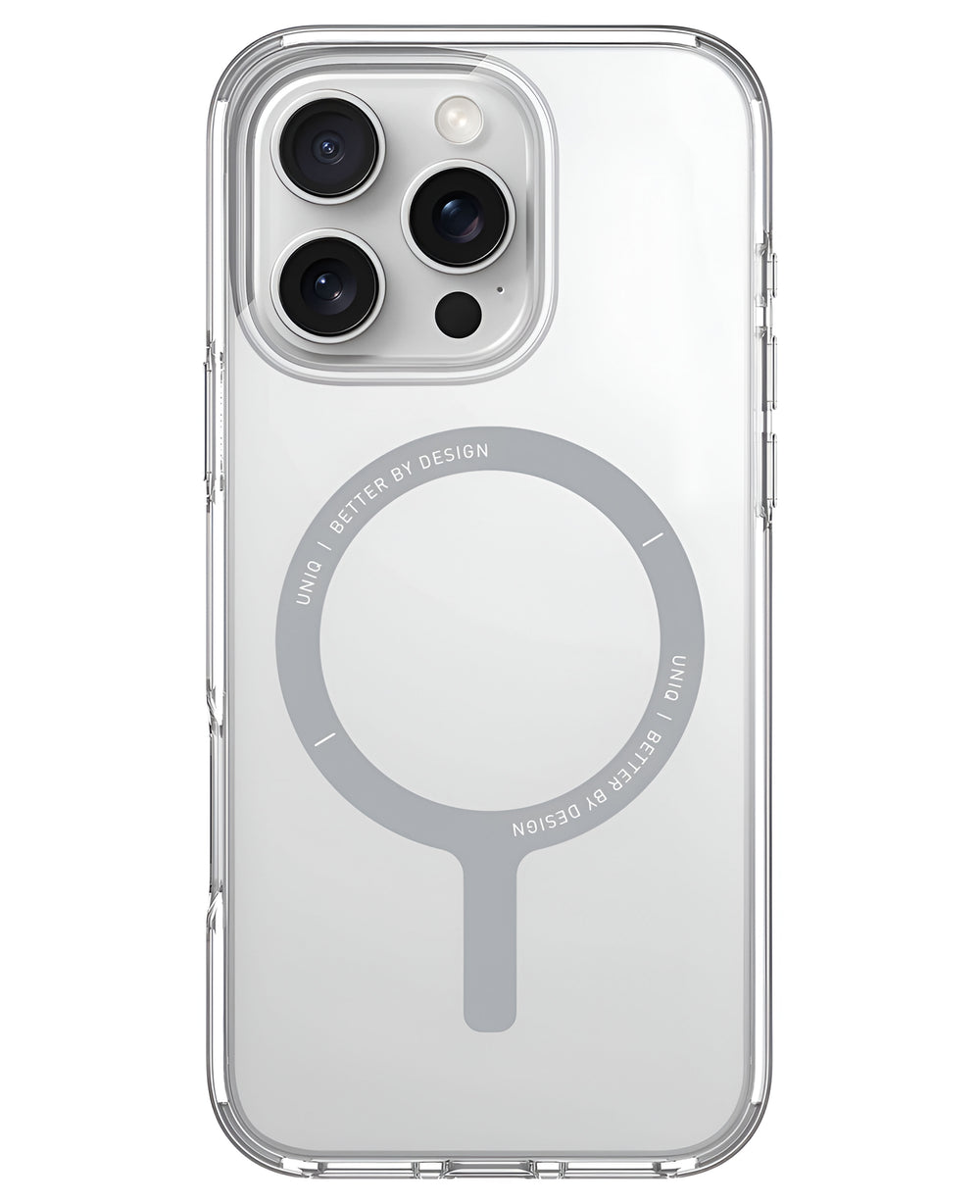 iPhone 16 Pro Uyumlu Uniq Clario Magsafe Kılıf - Şeffaf - Strapg