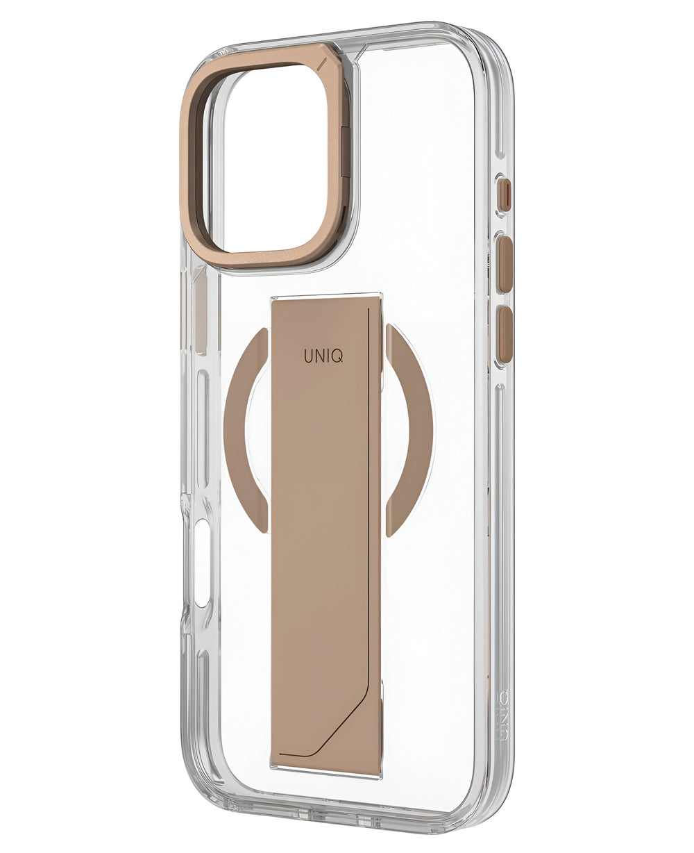 iPhone 16 Pro Uyumlu Uniq Heldro Max Magsafe Standlı Kılıf - Strapg