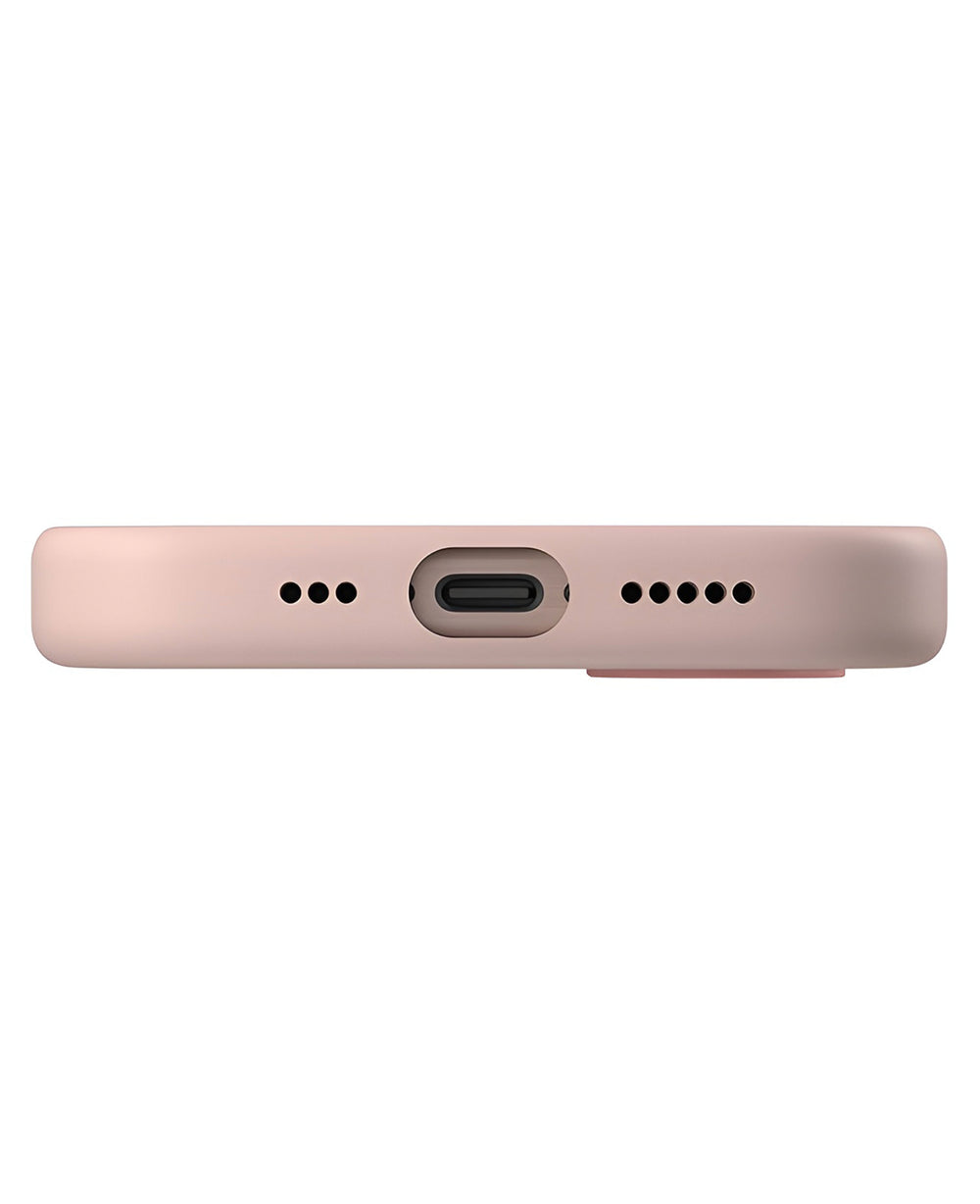 iPhone 16 Pro Uyumlu Uniq Lino Hue Magsafe Silikon Kılıf - Strapg