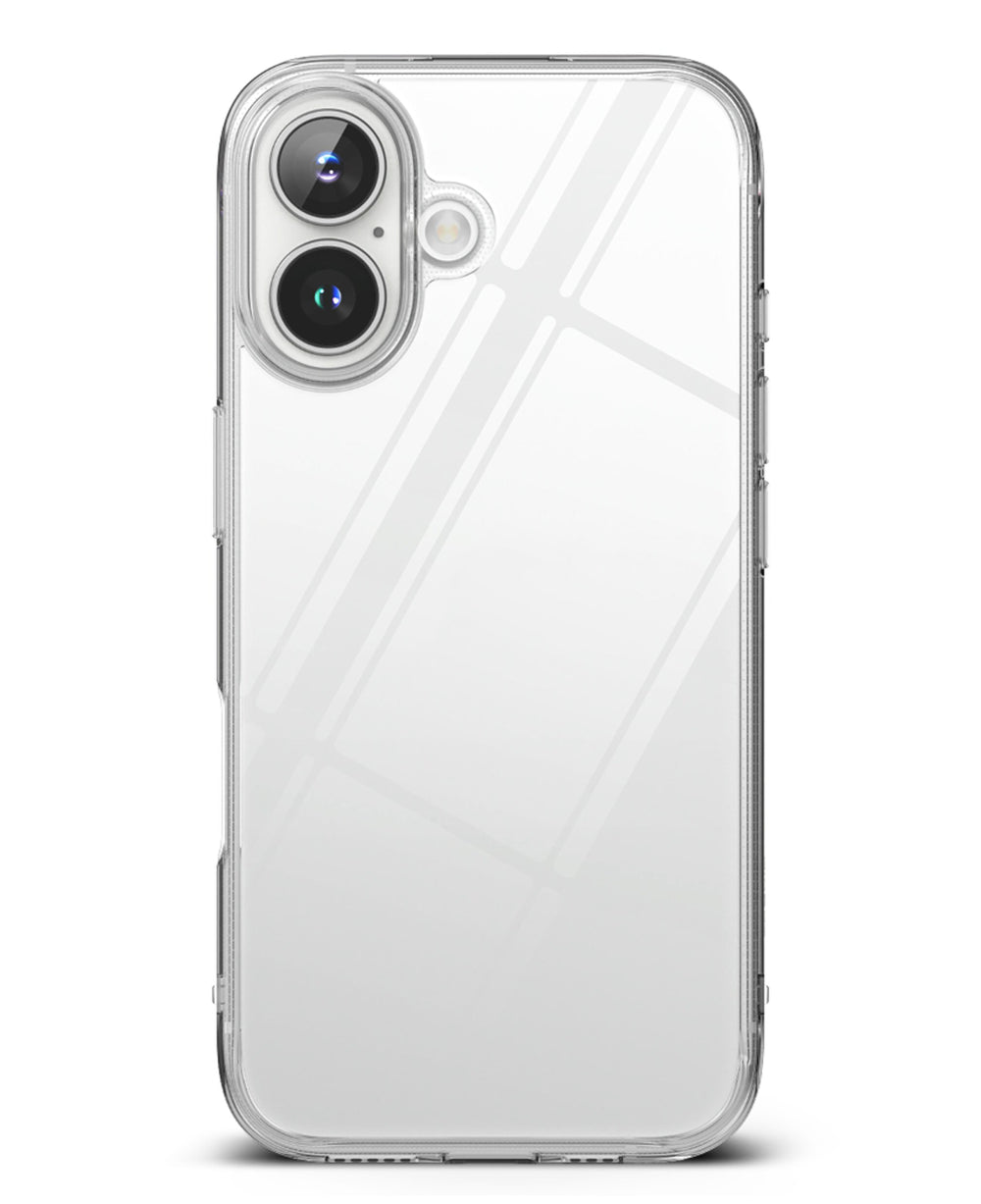 iPhone 16 Uyumlu Sararmaz Sert Şeffaf Kılıf - Şeffaf - Strapg