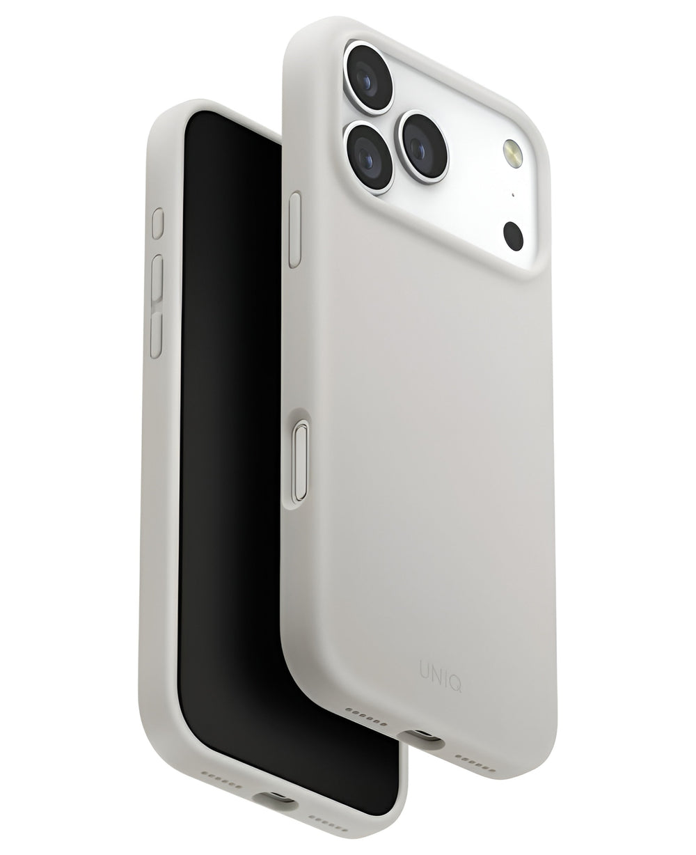 iPhone 17 Pro Max Uyumlu Uniq Lino Hybrid Magsafe Silikon Kılıf - Strapg