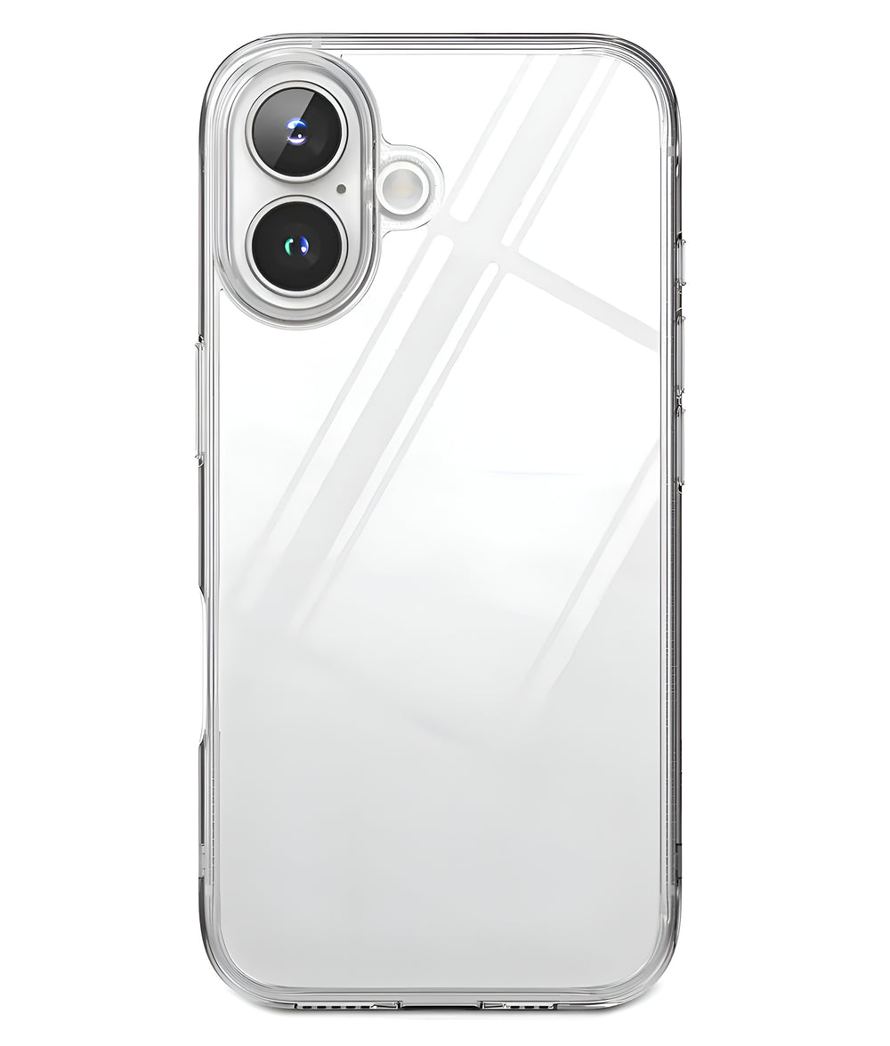 iPhone 17 Uyumlu Sararmaz Sert Şeffaf Kılıf - Şeffaf - Strapg