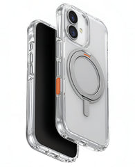 iPhone 17 Uyumlu Uniq Swivix Rotating Kickstand Kılıf - Şeffaf - Strapg