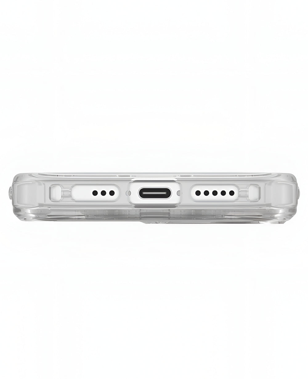 iPhone 17 Uyumlu Uniq Swivix Rotating Kickstand Kılıf - Şeffaf - Strapg