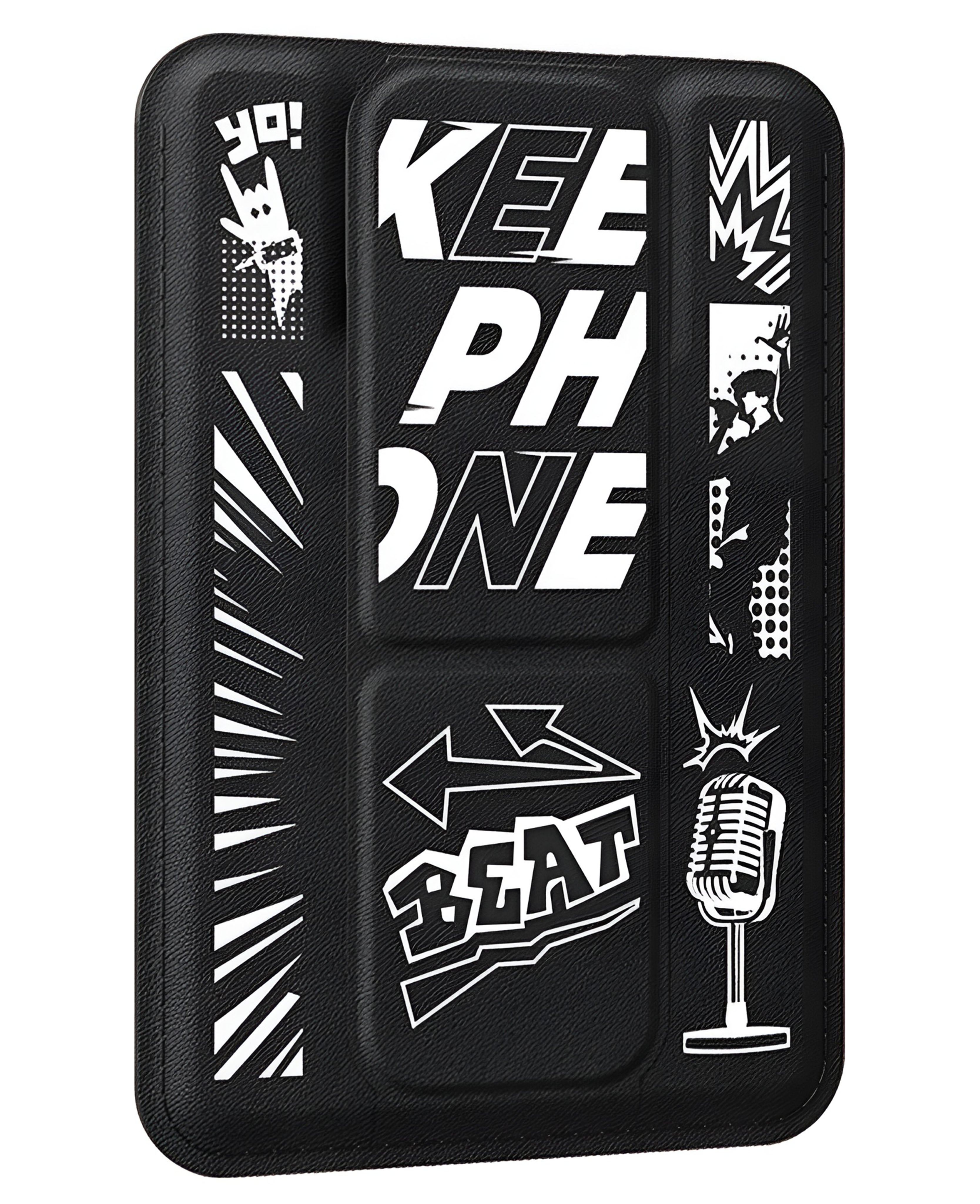 Keephone SnapFit Stant Özellikli Manyetik Magsafe Deri Kartlık