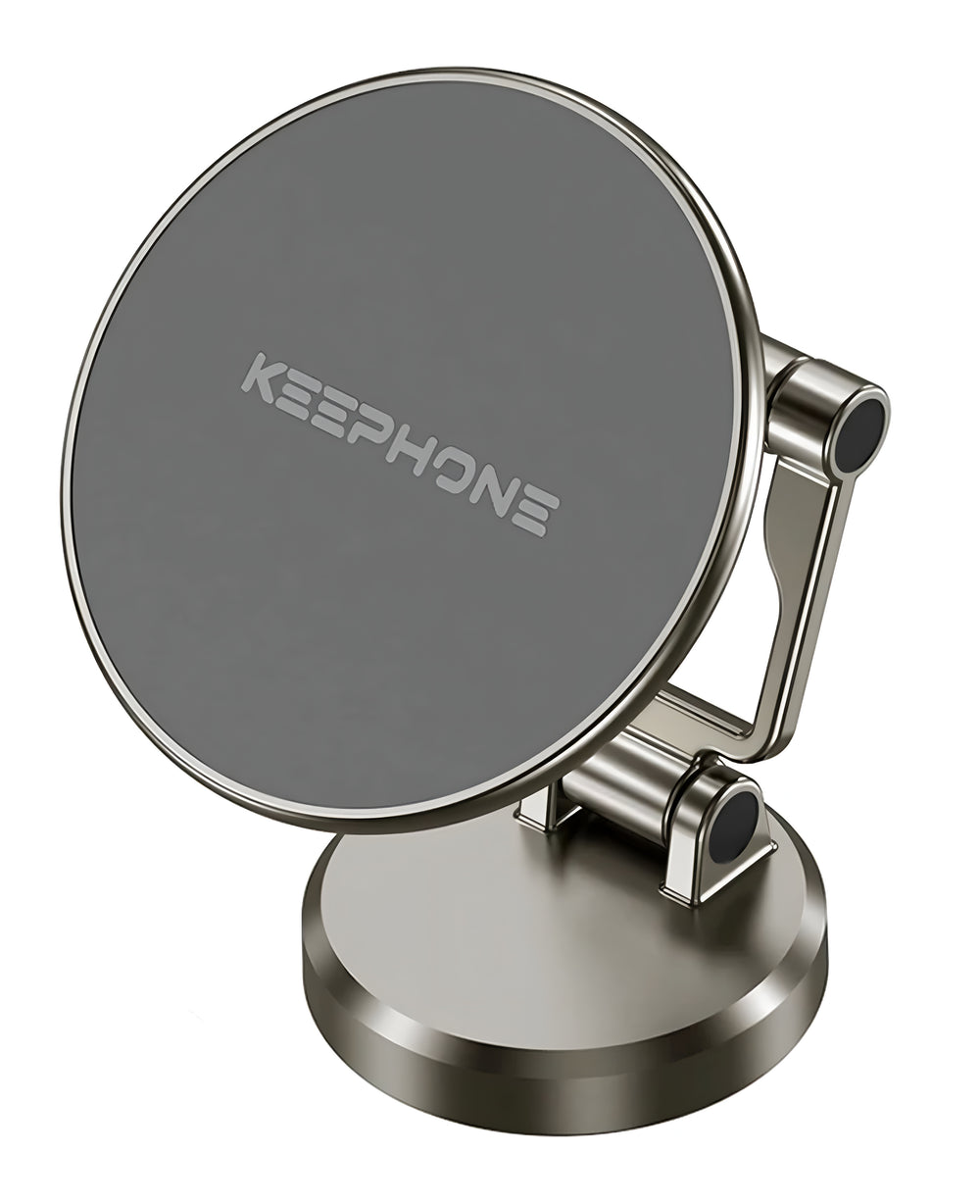 Keephone MagHold CR106 Yapışkanlı 360 Derece Ayarlanabilir Manyetik Magsafe Araç Telefon Tutucu - Strapg