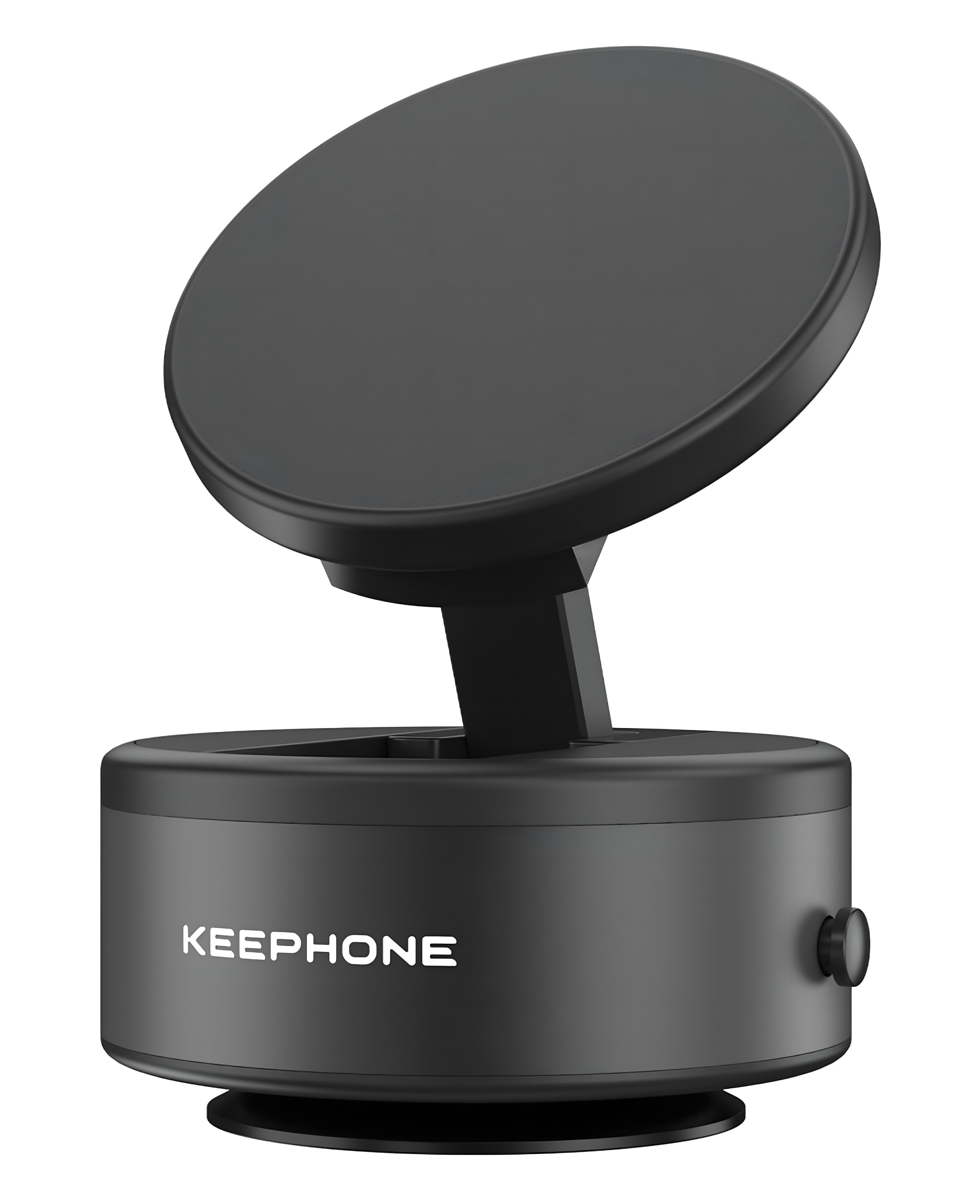 Keephone CR107 Vantuzlu 360 Dönebilir Taşınabilir Kablosuz Şarj Destekli Magsafe Araç Telefon Tutucu