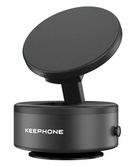 Keephone CR107 Vantuzlu 360 Dönebilir Taşınabilir Kablosuz Şarj Destekli Magsafe Araç Telefon Tutucu