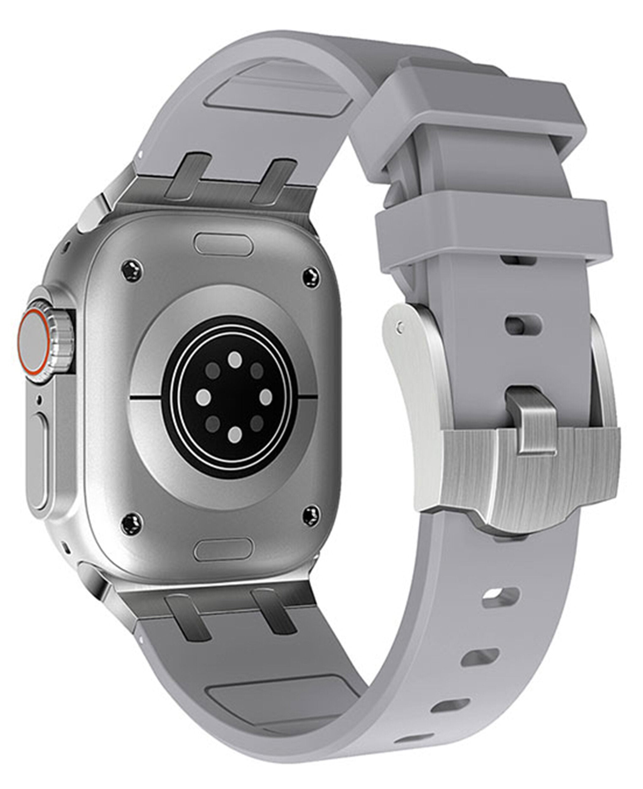Apple Watch Uyumlu Metal Tokalı Silikon Copper Loop Kordon