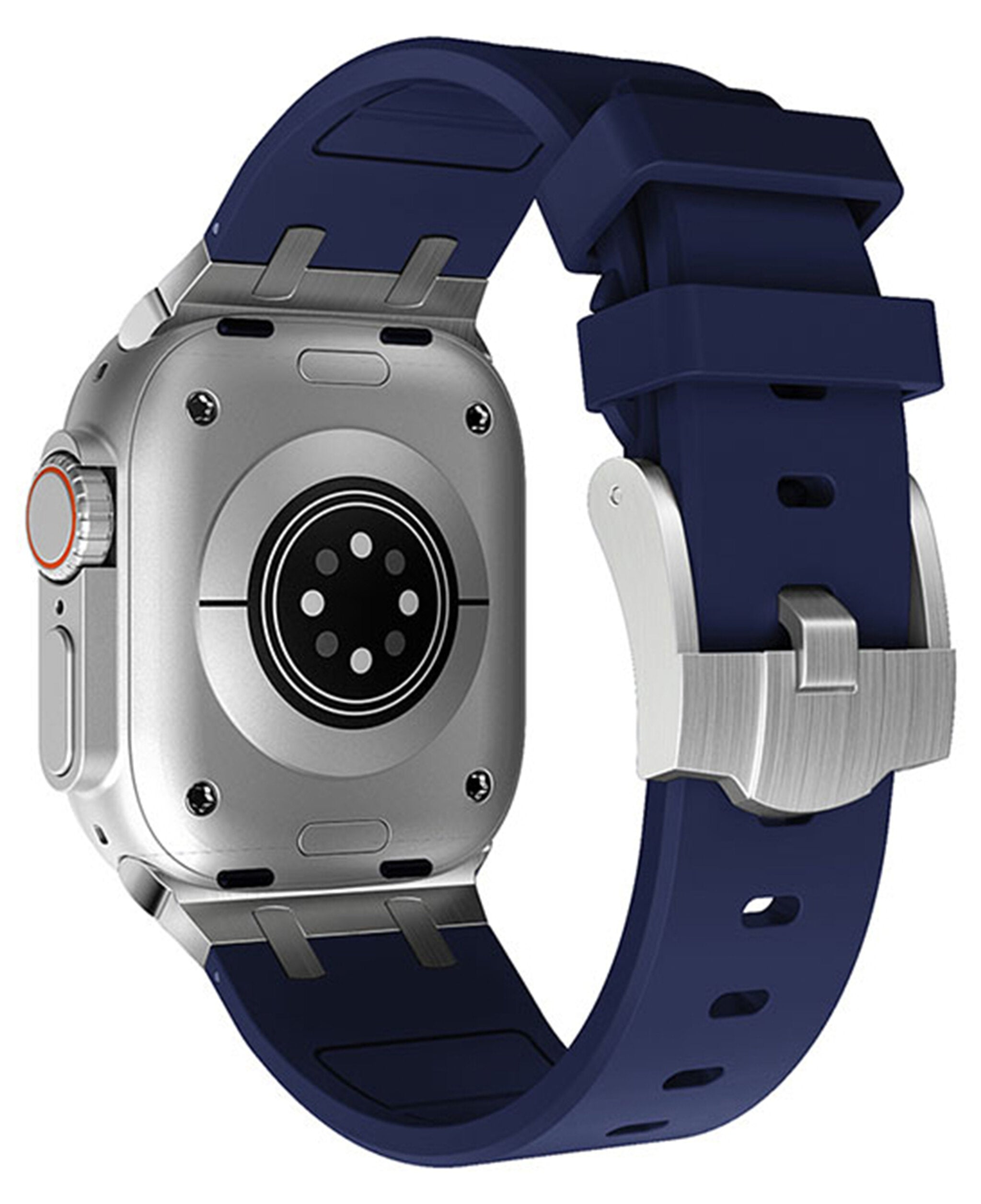 Apple Watch Uyumlu Metal Tokalı Silikon Copper Loop Kordon