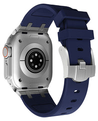 Apple Watch Uyumlu Metal Tokalı Silikon Copper Loop Kordon