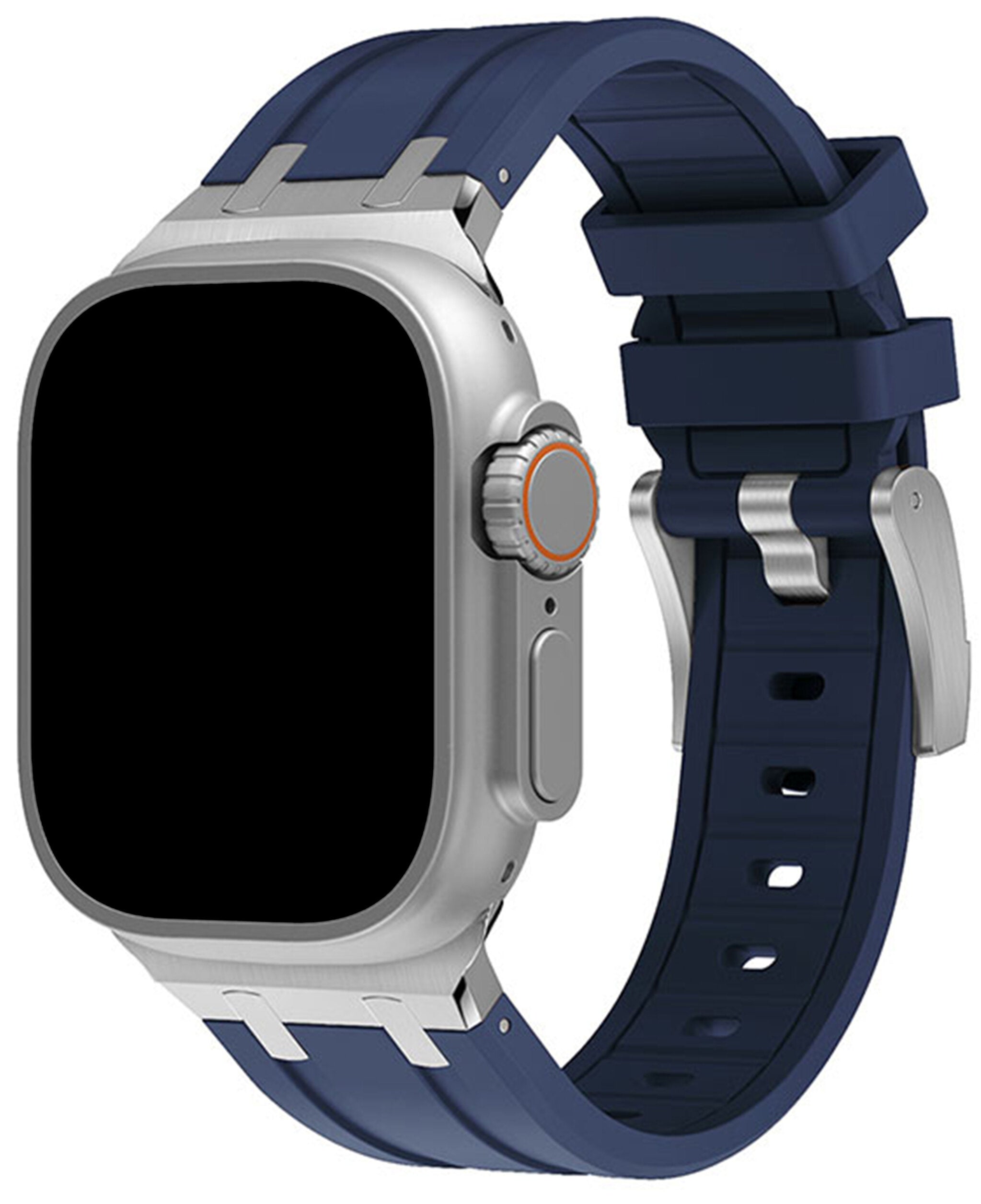 Apple Watch Uyumlu Metal Tokalı Silikon Copper Loop Kordon