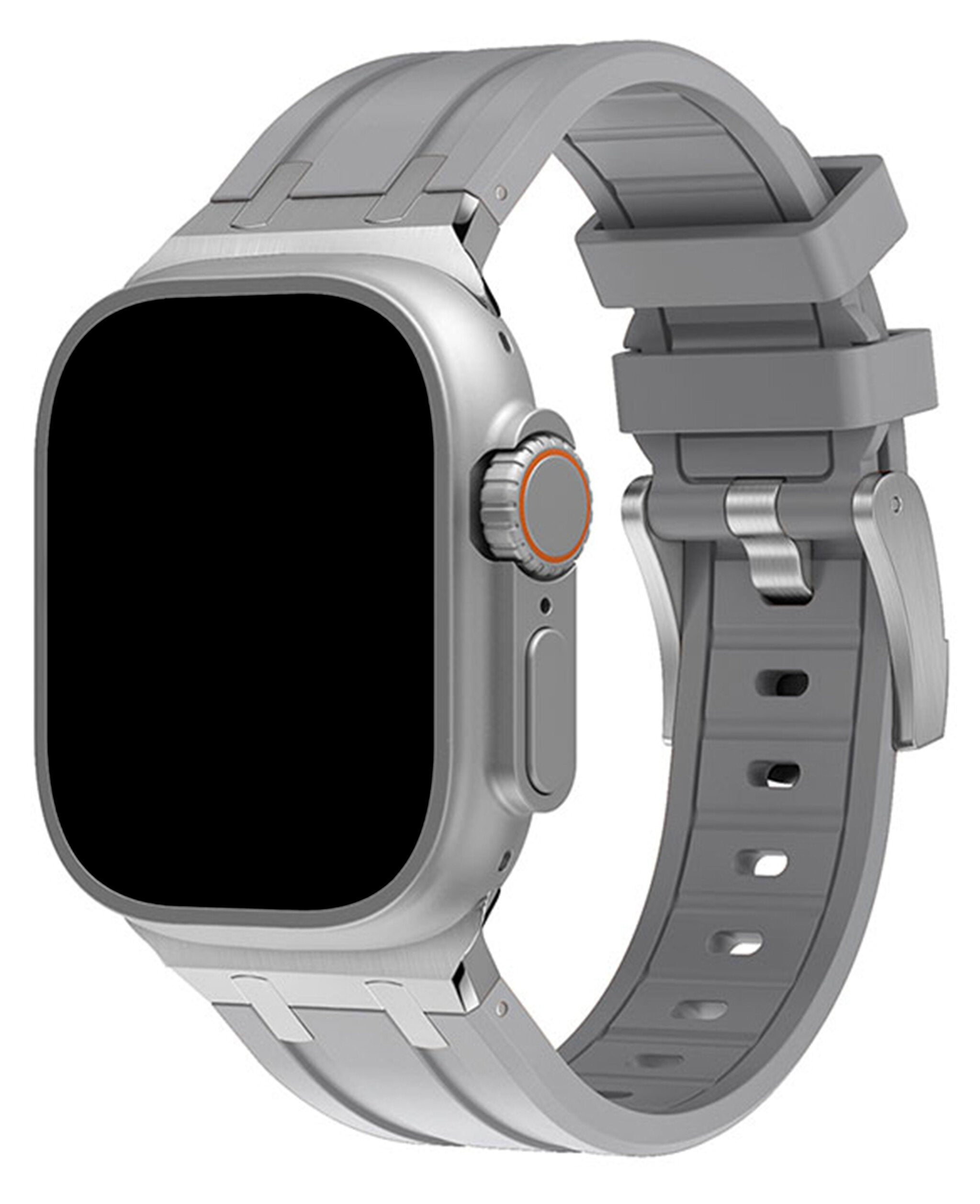 Apple Watch Uyumlu Metal Tokalı Silikon Copper Loop Kordon