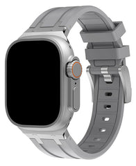 Apple Watch Uyumlu Metal Tokalı Silikon Copper Loop Kordon