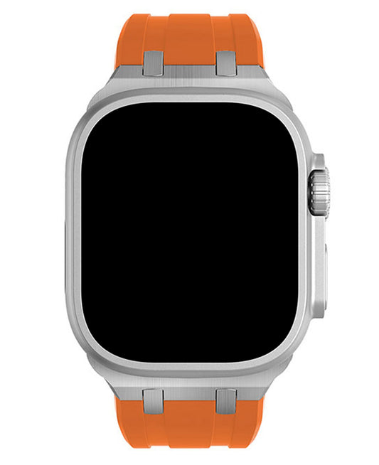 Apple Watch Uyumlu Metal Tokalı Silikon Copper Loop Kordon
