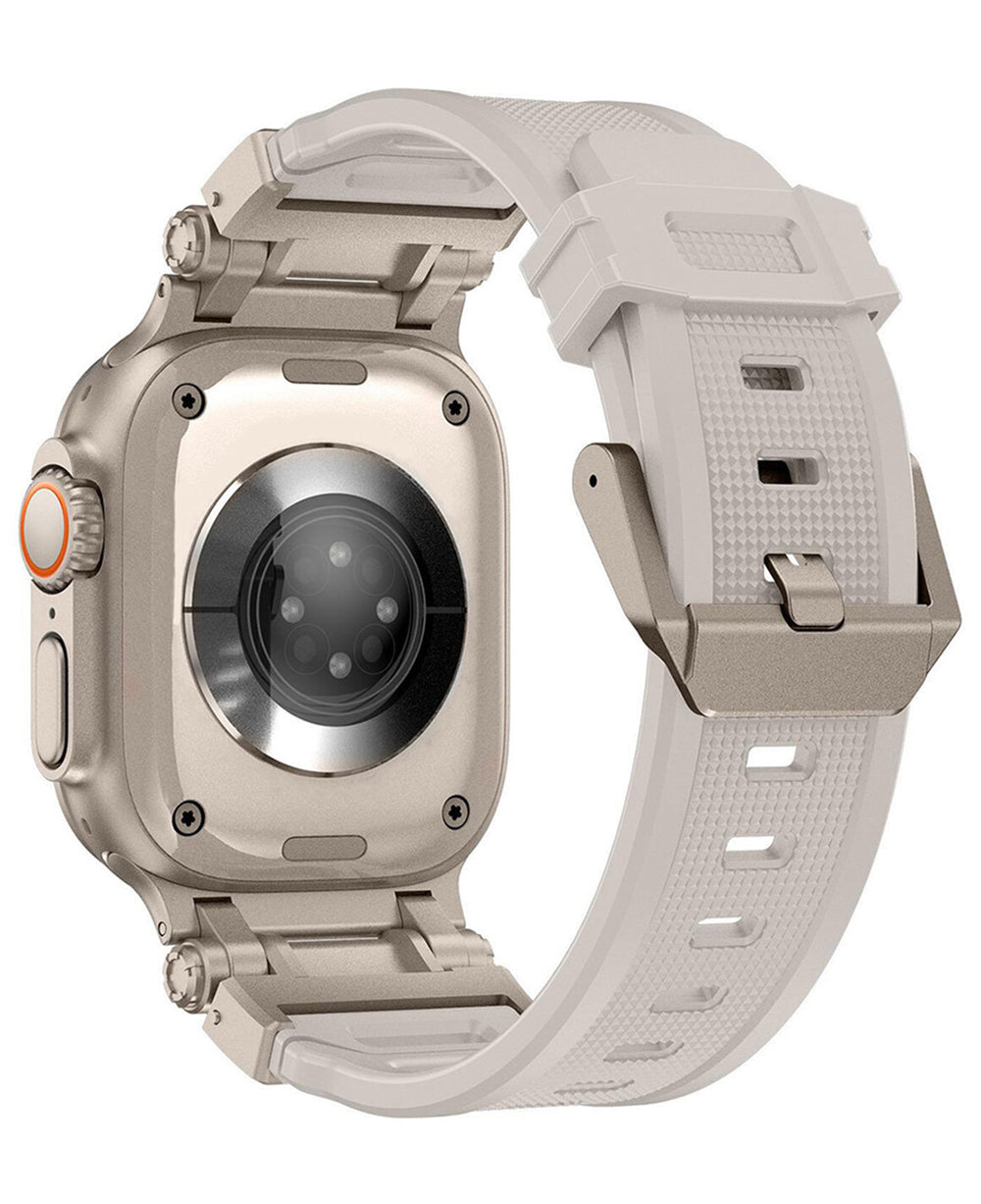 Metal Tokalı Silikon Rugged Loop Kordon - Strapg