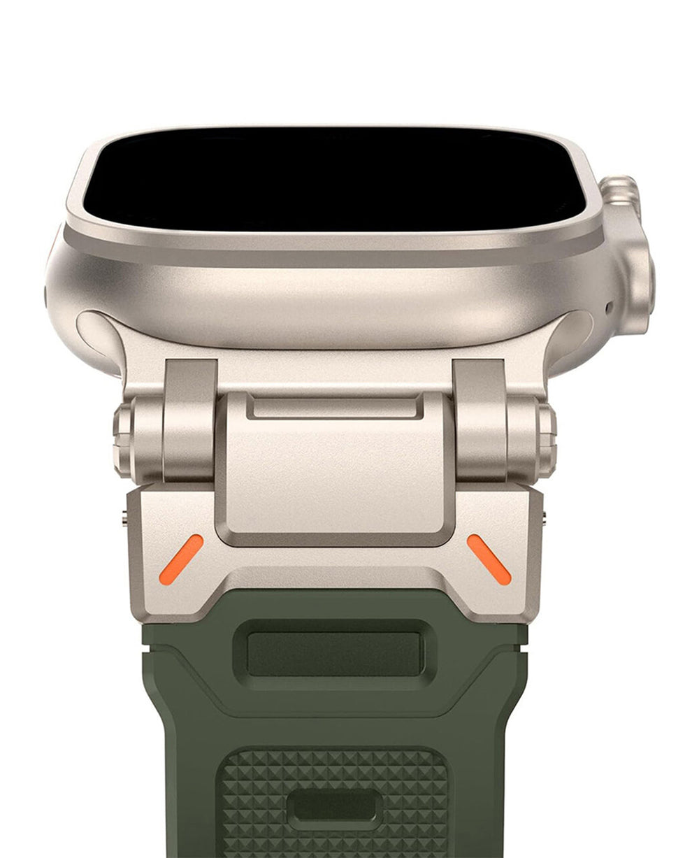 Metal Tokalı Silikon Rugged Loop Kordon - Strapg