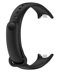 Xiaomi Mi Band 8 / 9 / 10 Uyumlu Metal Pimli Silikon Kordon