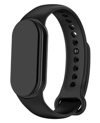 Xiaomi Mi Band 8 / 9 / 10 Uyumlu Metal Pimli Silikon Kordon