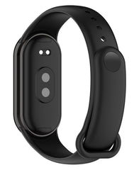 Xiaomi Mi Band 8 / 9 / 10 Uyumlu Metal Pimli Silikon Kordon