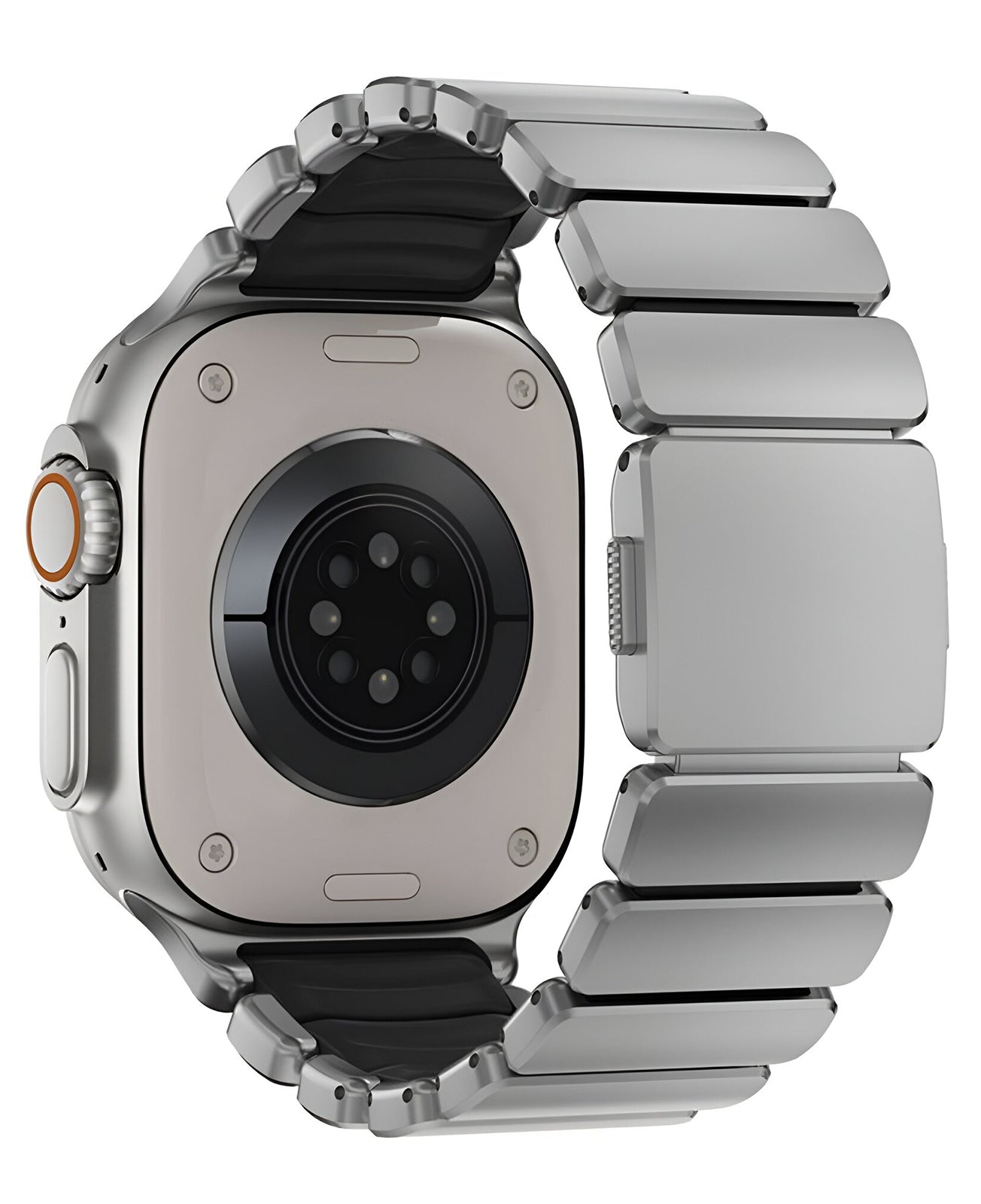 Apple Watch Uyumlu Metal Paslanmaz Celik Orion Loop Kordon