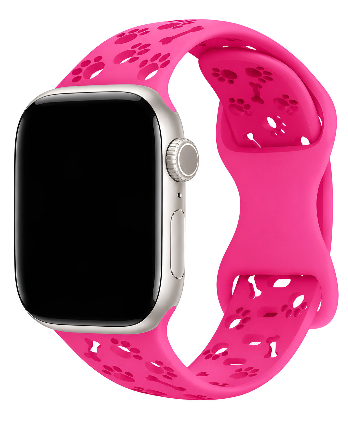 Apple Watch Uyumlu Pati Desenli Pawsense Silikon Loop Kordon