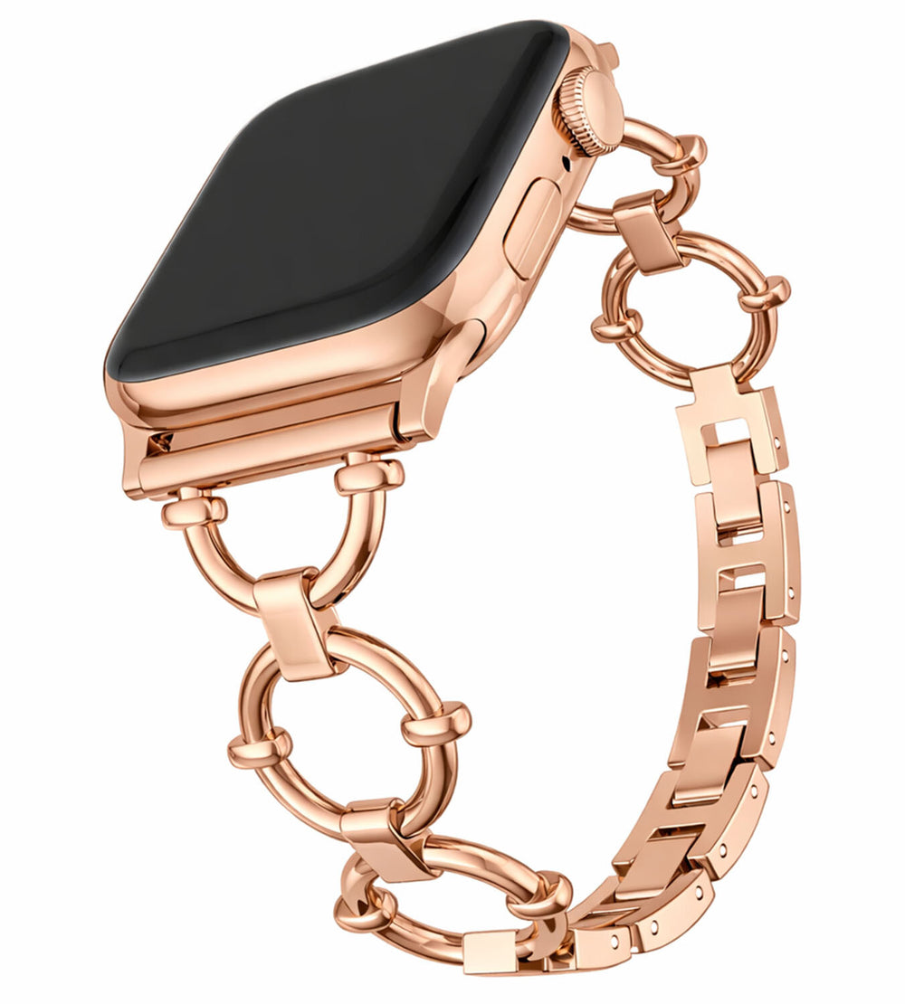 Paslanmaz Çelik Metal Ruby Loop Kordon - Rose - Strapg