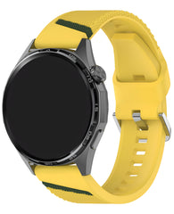 Huawei Watch GT GT2 GT3 GT4 GT5 GT6 GT7 Pro Se Elite 46mm Uyumlu 22mm Tokalı Silikon Kordon