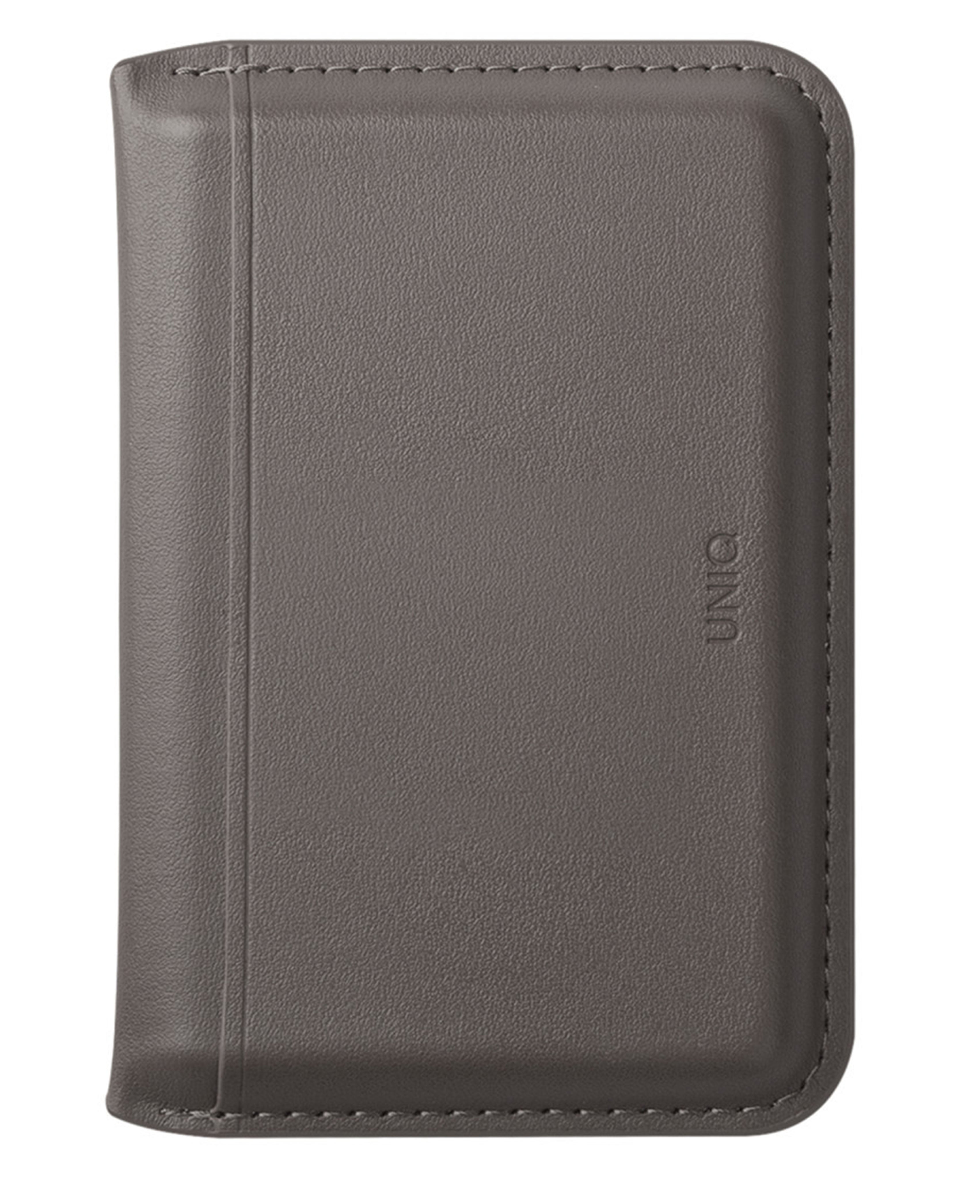 Uniq Lyden DS RFID-Block Standlı Manyetik Magsafe Deri Cüzdan Kartlık
