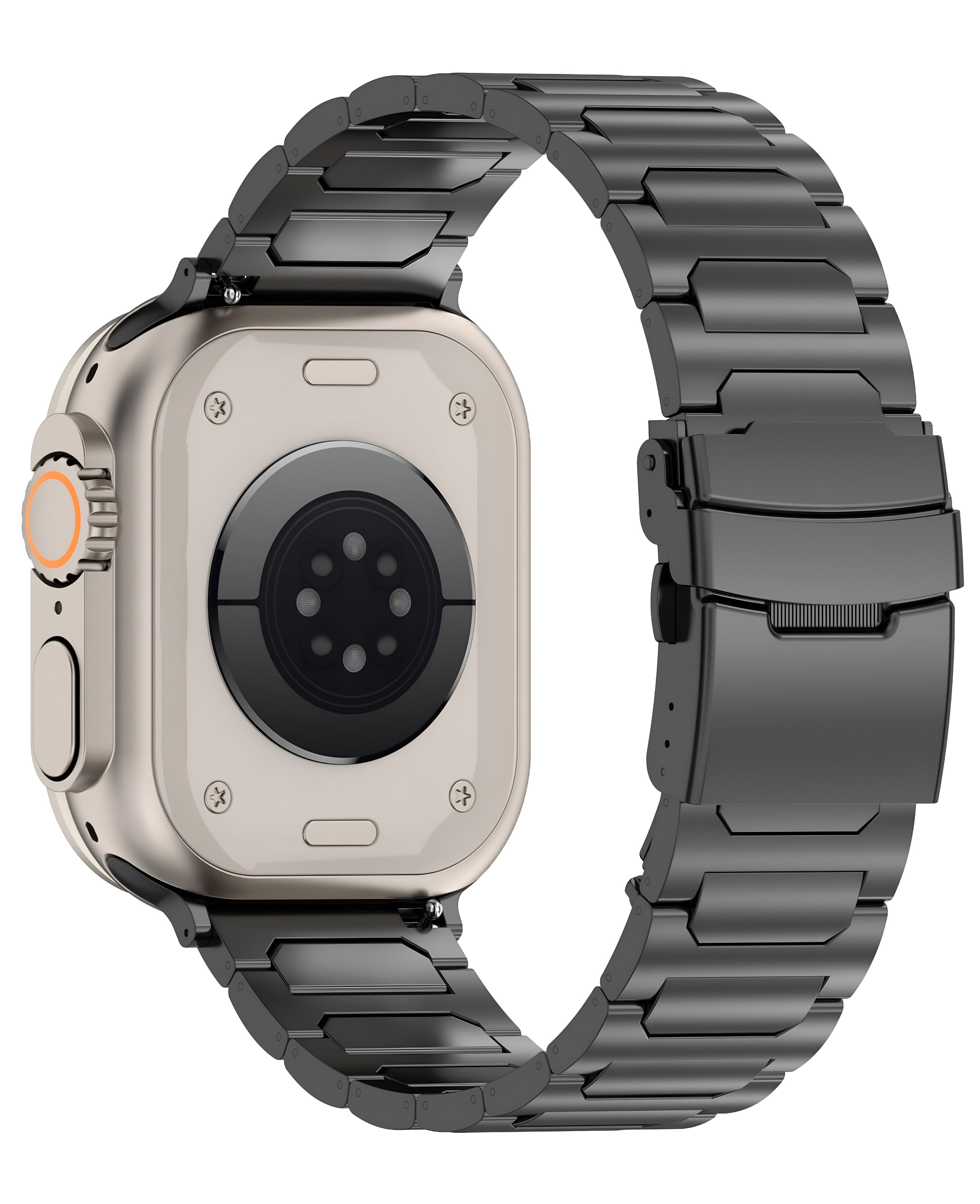 Apple Watch Uyumlu Tokalı Titanyum Kordon