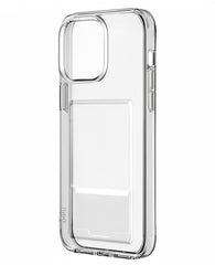 Uniq iPhone 15 Uyumlu Air Fender Kartvizitli Şeffaf Silikon Kılıf