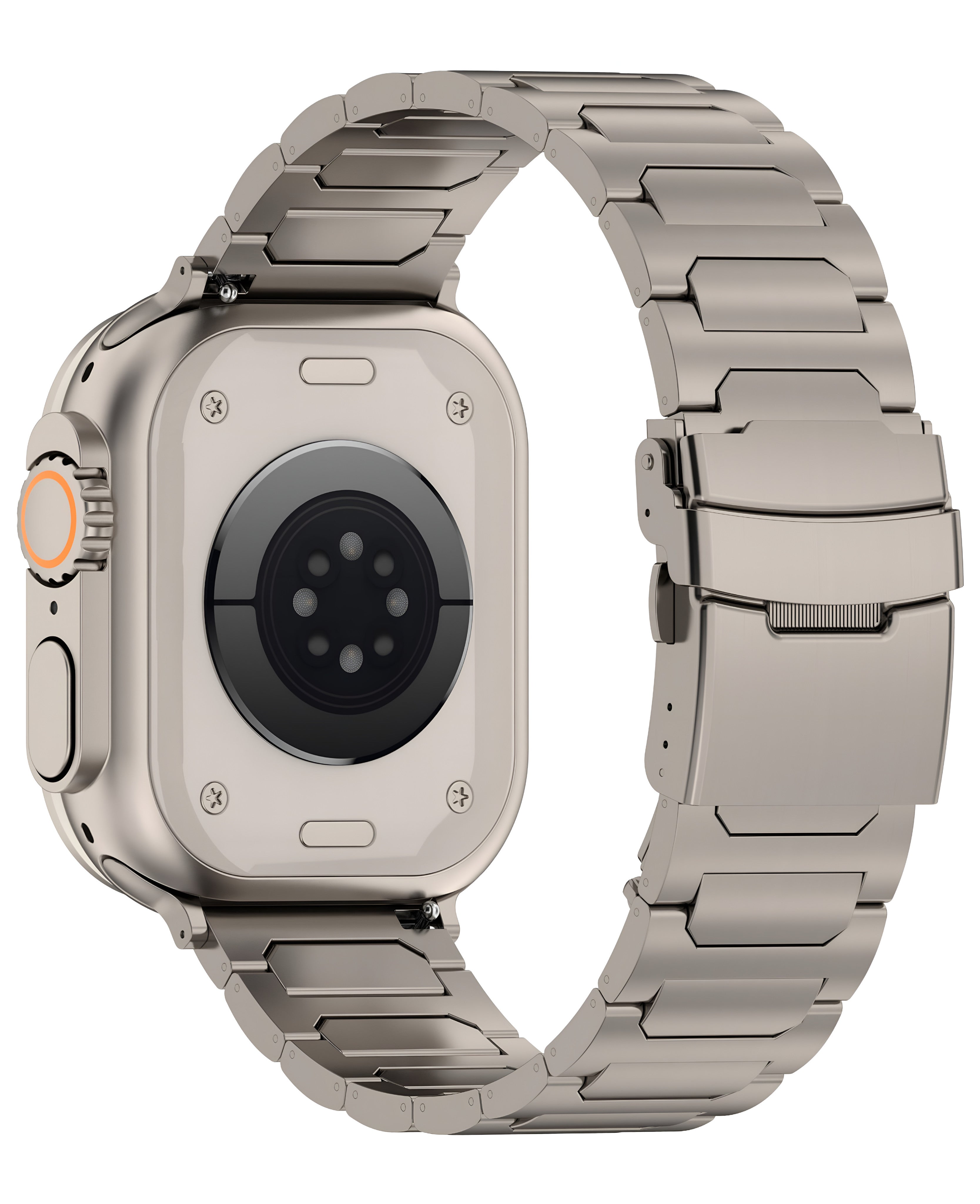 Apple Watch Uyumlu Tokalı Titanyum Kordon