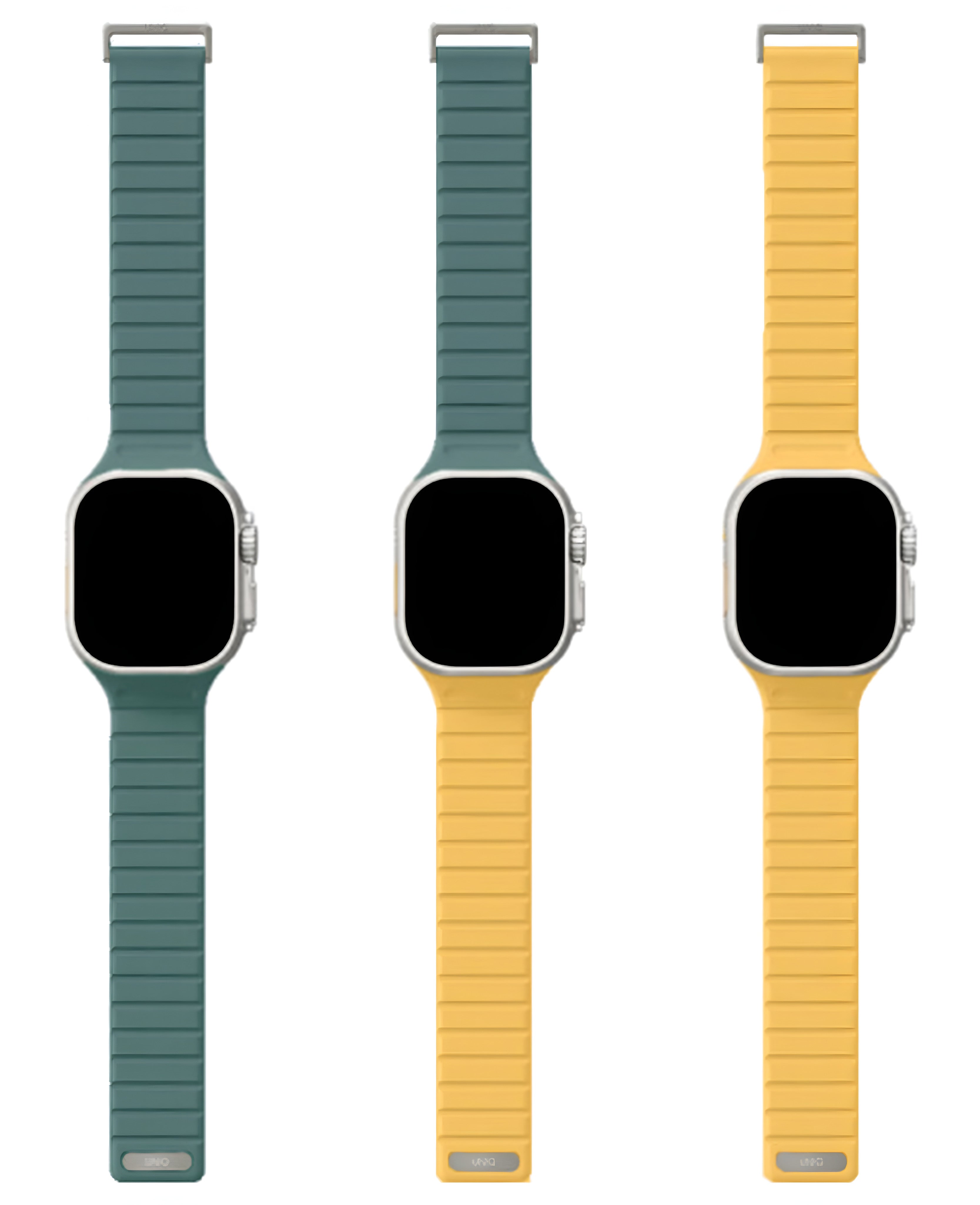 Apple Watch Uyumlu Uniq Revix Evo Reversible Manyetik Silikon Kordon