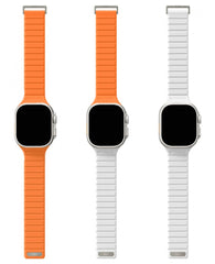 Apple Watch Uyumlu Uniq Revix Evo Reversible Manyetik Silikon Kordon
