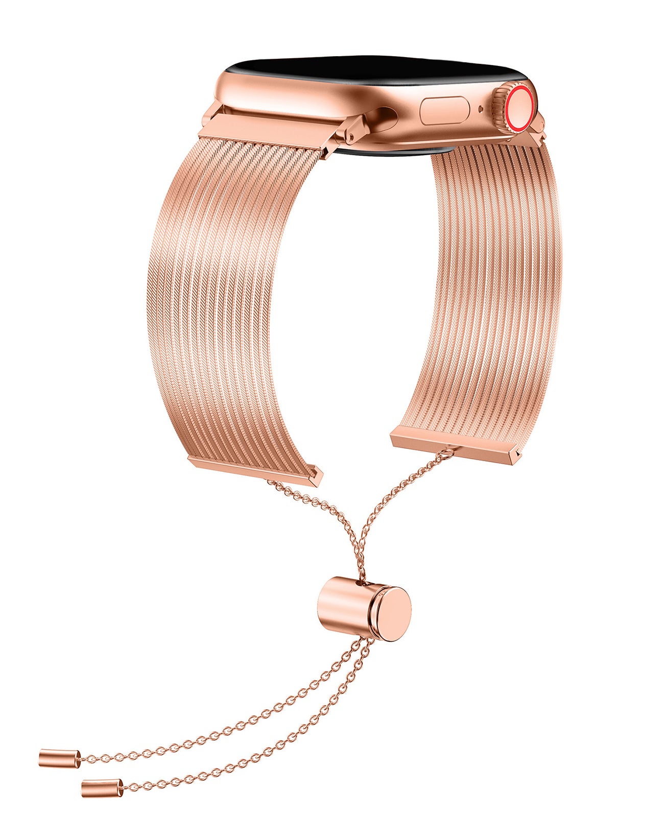 Apple Watch Uyumlu Metal Paslanmaz Çelik Roppel Loop Kordon