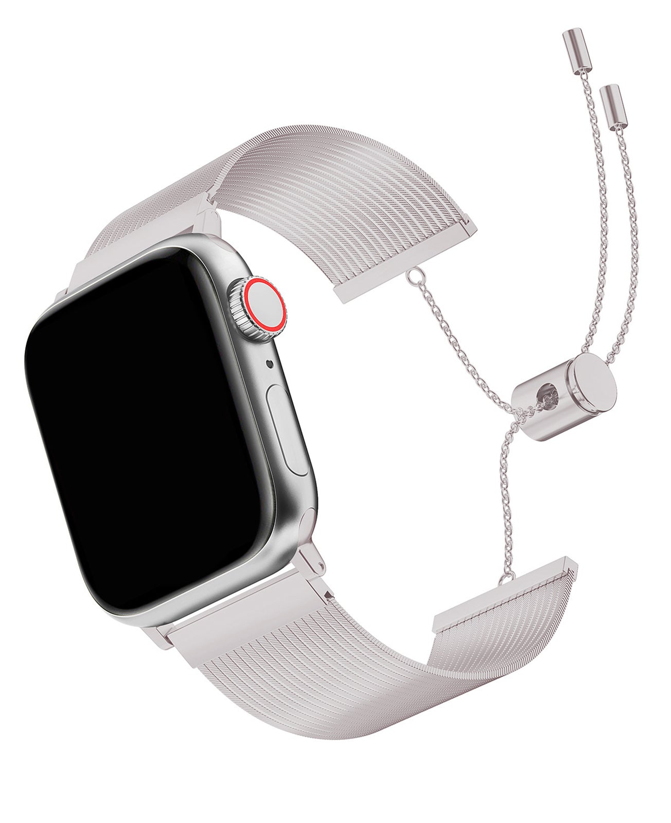 Apple Watch Uyumlu Metal Paslanmaz Çelik Roppel Loop Kordon