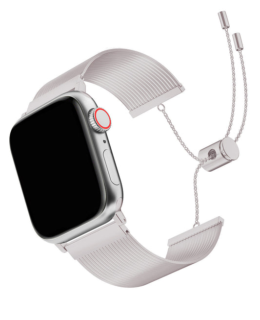 Apple Watch Uyumlu Metal Paslanmaz Çelik Roppel Loop Kordon