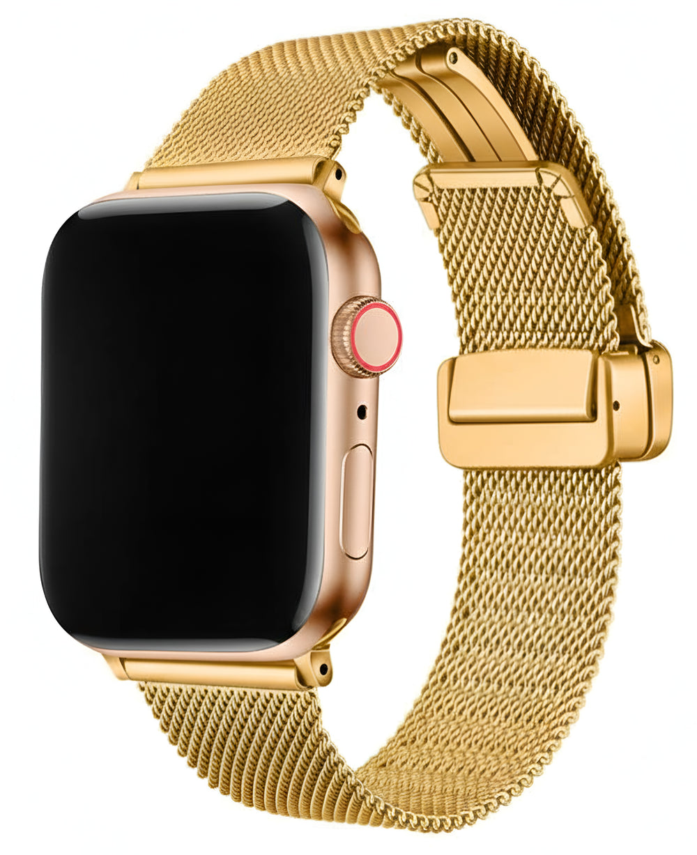 Tokalı Metal Paslanmaz Çelik Milano Pro Loop Kordon - Gold - Strapg